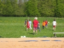 Beachvolleyballplatz mit Bolzplatz