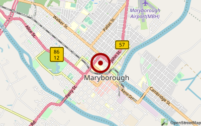 Navigation zum Campingplatz Maryborough Caravan Park