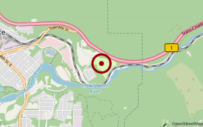 Navigation zum Campingplatz The Revelstoke Travellers Hostel & Guest House